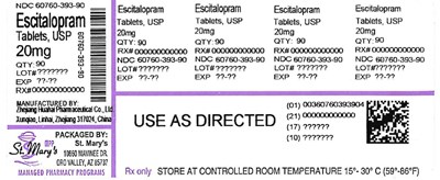 ESCITALOPRAM 60760-393-90.jpg ESC - ESCITALOPRAM 60760 393 90